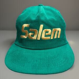 Veg NWOT 90s SnapBack hat corduroy cap Salem cigarettes promo green adjustable 2